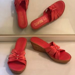 Coral Italian Wedges